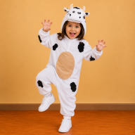 disfraz de vaca- talla 4 nina